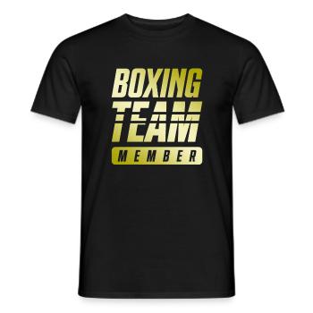 Équipe de boxe - T-shirt homme - noir - Devant - AI Model Male 178 light (178cm)