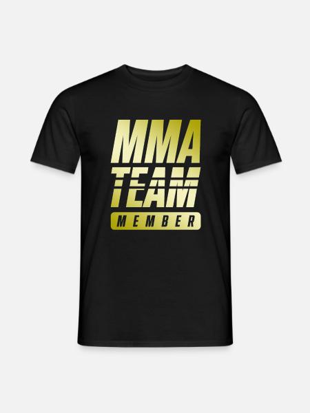 Mma Team - Männer T-Shirt - Schwarz