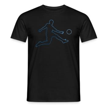 Football Hommes Football Football Spi - T-shirt homme - noir - Devant - AI Model Male 178 light (178cm)