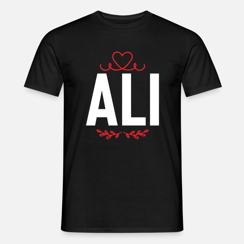 Ali - Männer T-Shirt - Schwarz