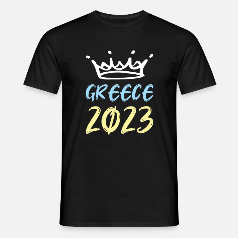 Greece 2023 - Männer T-Shirt - Schwarz
