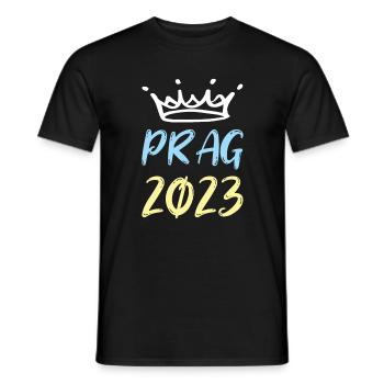 Prag 2023 - Männer T-Shirt - Schwarz - Vorne - AI Model Male 178 light (178cm)