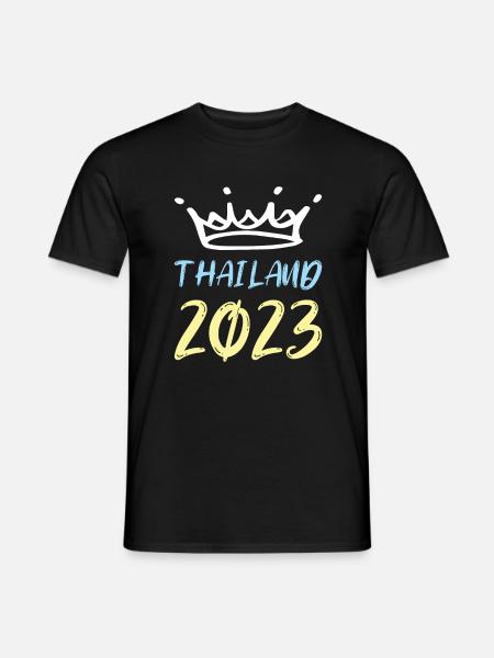 Thailand 2023 - Männer T-Shirt - Schwarz