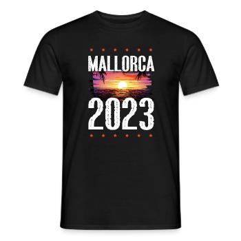 Majorque 2023 - T-shirt homme - noir - Devant - AI Model Male 178 light (178cm)