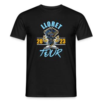 Lloret De Mar 2023 Skeleton - Men's T-Shirt - black - Front - AI Model Male 178 light (178cm)