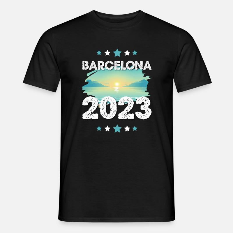 Barcelone 2023 - T-shirt homme - noir