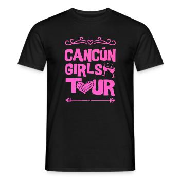 Équipe du parti de Cancun - T-shirt homme - noir - Devant - AI Model Male 178 light (178cm)