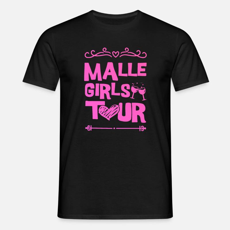Malle Party Team - Men's T-Shirt - black