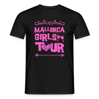 Mallorca Party Team - Männer T-Shirt - Schwarz - Vorne - AI Model Male 178 light (178cm)