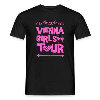 Vienna Party Team Wien - Men's T-Shirt - black - Front - AI Model Male 178 light (178cm)