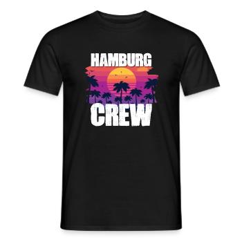 Hambourg Tourisme - T-shirt homme - noir - Devant - AI Model Male 178 light (178cm)