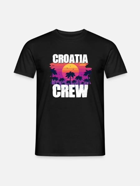 Croatia Holidays - Men's T-Shirt - black