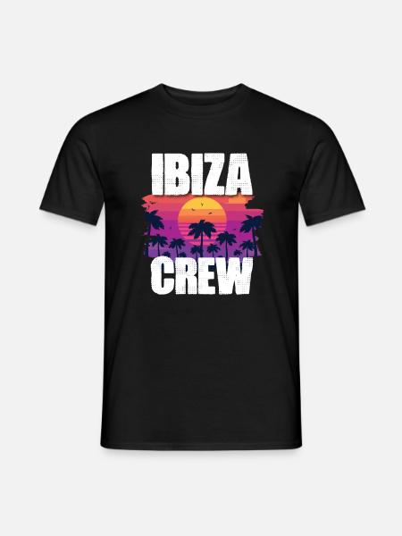 Ibiza Holidays - Men's T-Shirt - black