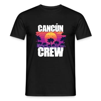 Cancun Holidays - Men's T-Shirt - black - Front - AI Model Male 178 light (178cm)