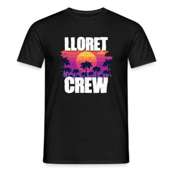 Tourisme Lloret De Mar - T-shirt homme - noir - Devant - AI Model Male 178 light (178cm)