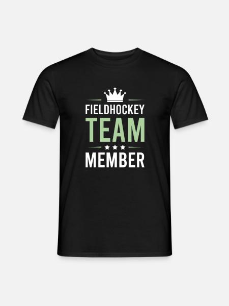 Équipe de hockey sur gazon - T-shirt homme - noir