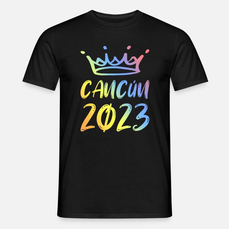 Cancun 2023 - Männer T-Shirt - Schwarz