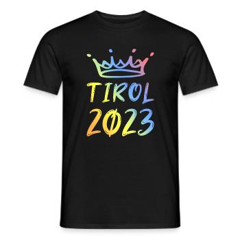 Tyrol 2023 - T-shirt homme - noir - Devant - AI Model Male 178 light (178cm)
