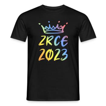 Zrce 2023 - Männer T-Shirt - Schwarz - Vorne - AI Model Male 178 light (178cm)