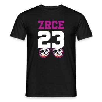 Zrce 23 Trikot 2023 - Männer T-Shirt - Schwarz - Vorne - AI Model Male 178 light (178cm)