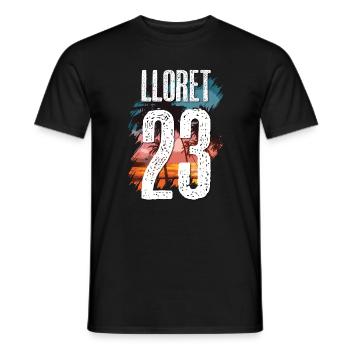 Lloret De Mar 23 Trikot 2023 - Männer T-Shirt - Schwarz - Vorne - AI Model Male 178 light (178cm)