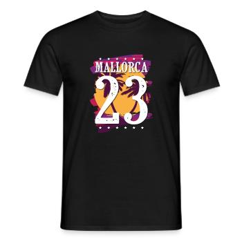 Mallorca 23 Trikot 2023 - Männer T-Shirt - Schwarz - Vorne - AI Model Male 178 light (178cm)