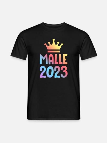 Malle 2023 Couronne - T-shirt homme - noir