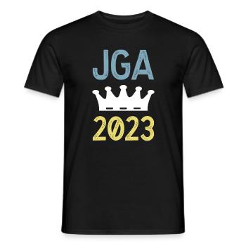 Jga 2023 Junggesellenabschied - Männer T-Shirt - Schwarz - Vorne - AI Model Male 178 light (178cm)