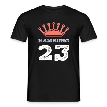 Hambourg 23 Maillot 2023 - T-shirt homme - noir - Devant - AI Model Male 178 light (178cm)