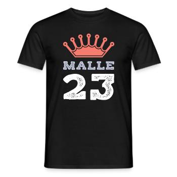 Maillot Malle 23 2023 - T-shirt homme - noir - Devant - AI Model Male 178 light (178cm)