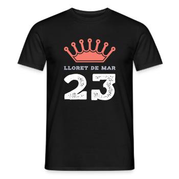 Lloret De Mar 23 Trikot 2023 - Männer T-Shirt - Schwarz - Vorne - AI Model Male 178 light (178cm)