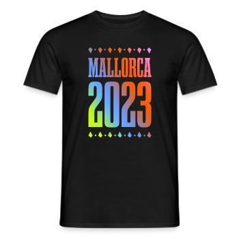 Majorque 2023 - T-shirt homme - noir - Devant - AI Model Male 178 light (178cm)
