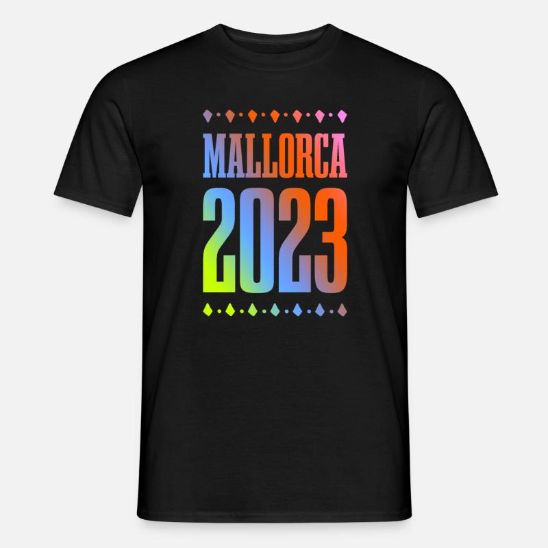 Mallorca 2023 - Männer T-Shirt - Schwarz