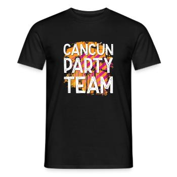 Équipe du parti de Cancun - T-shirt homme - noir - Devant - AI Model Male 178 light (178cm)