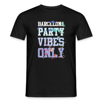 Barcelona Party Vibes - Männer T-Shirt - Schwarz - Vorne - AI Model Male 178 light (178cm)