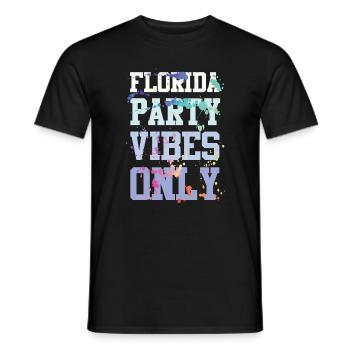 Ambiance de fête en Floride - T-shirt homme - noir - Devant - AI Model Male 178 light (178cm)