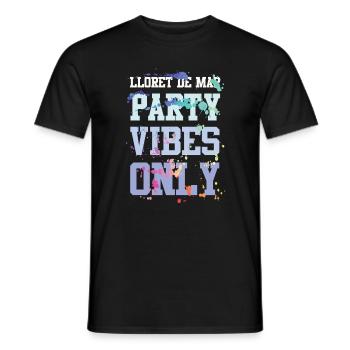 Ambiance de fête à Lloret De Mar - T-shirt homme - noir - Devant - AI Model Male 178 light (178cm)