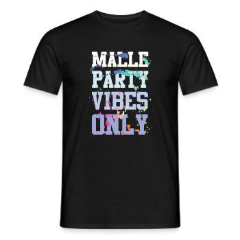 Malle Party Vibes - Männer T-Shirt - Schwarz - Vorne - AI Model Male 178 light (178cm)