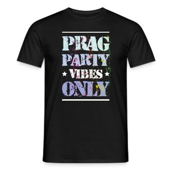 Prag Party Vibes - Männer T-Shirt - Schwarz - Vorne - AI Model Male 178 light (178cm)