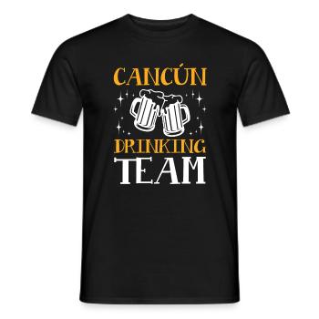 Équipe de boissons de Cancun - T-shirt homme - noir - Devant - AI Model Male 178 light (178cm)