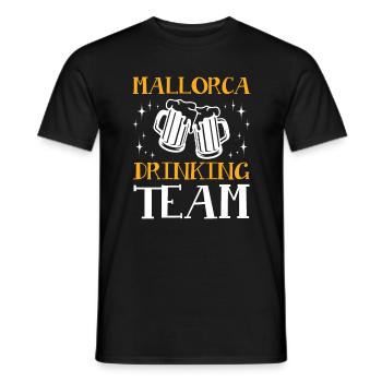 Majorque Équipe de Consommation - T-shirt homme - noir - Devant - AI Model Male 178 light (178cm)