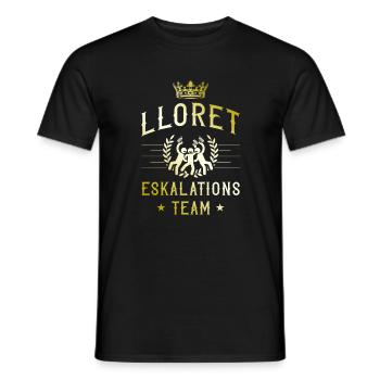 Lloret De Mar Eskalation - Männer T-Shirt - Schwarz - Vorne - AI Model Male 178 light (178cm)