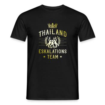 Thailand Eskalation - Männer T-Shirt - Schwarz - Vorne - AI Model Male 178 light (178cm)