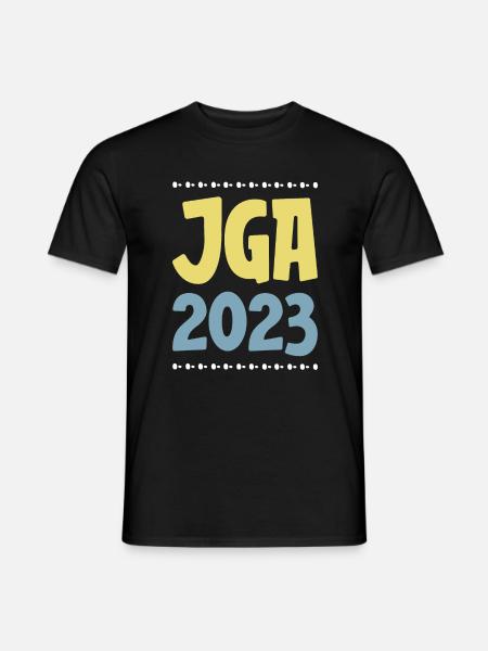 Jga 2023 Junggesellenabschied - Männer T-Shirt - Schwarz