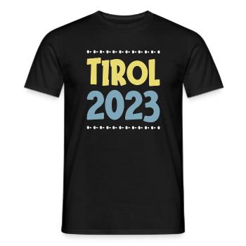 Tyrol 2023 - T-shirt homme - noir - Devant - AI Model Male 178 light (178cm)
