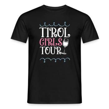Tyrol Girls Tour Heart - Men's T-Shirt - black - Front - AI Model Male 178 light (178cm)