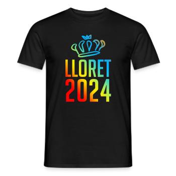Lloret De Mar 2024 Bunt - Männer T-Shirt - Schwarz - Vorne - AI Model Male 178 light (178cm)