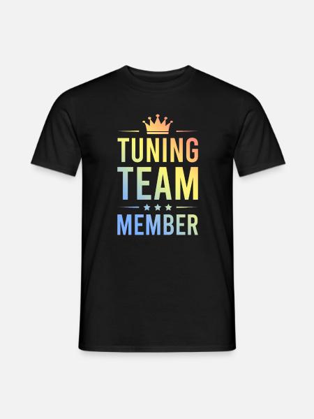 Tuning Team Bunt - Men's T-Shirt - black