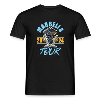 Marbella 2024 Skeleton - Men's T-Shirt - black - Front - AI Model Male 178 light (178cm)