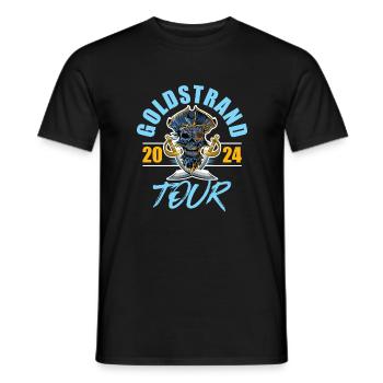 Golden Sands 2024 Skeleton - Men's T-Shirt - black - Front - AI Model Male 178 light (178cm)